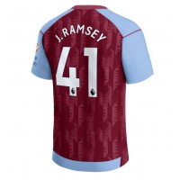 Camisa de Futebol Aston Villa Jacob Ramsey #41 Equipamento Principal 2023-24 Manga Curta